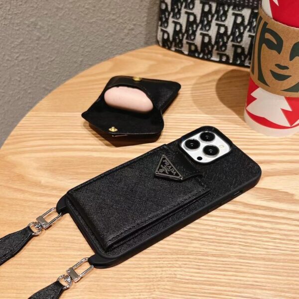 PRADA BLACK SHOULDER STRAP CASE - Image 2